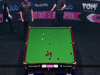 斯诺克单局限时赛128进64 杰克逊·佩奇65-23加里·汤姆森 20251211